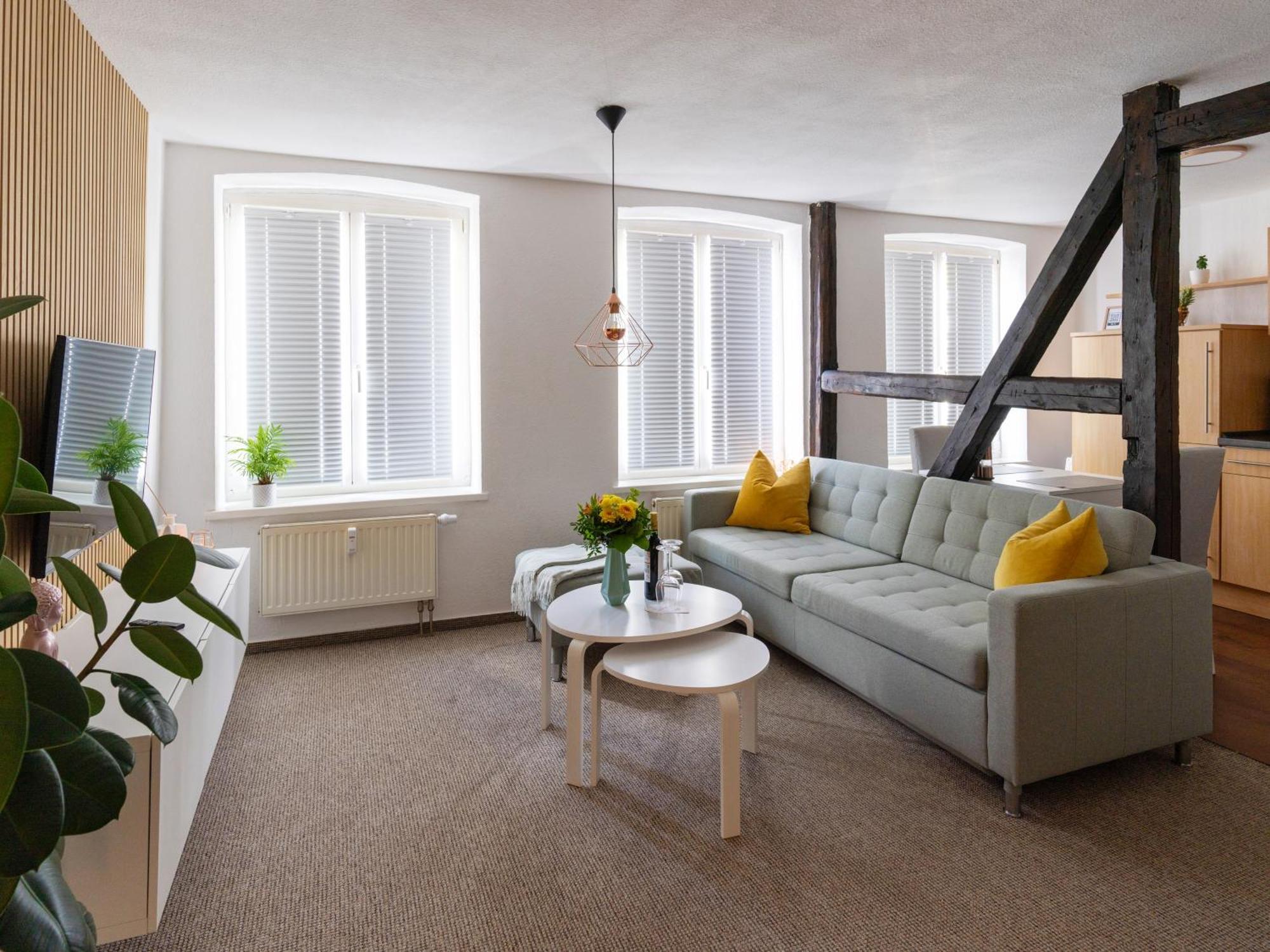 Schlosskoenig - Modernes & Zentrales Apartment Mit Balkon Und Arbeitsplatz Schwerin  Extérieur photo
